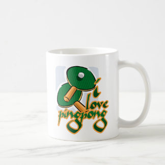 Mug J'aime le ping-pong que nous aimons le ping-pong