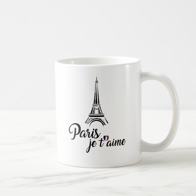 Mug J'aime le t'aime de Paris Je (Droite)