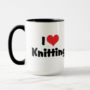 Mug J'aime le tricot coeur