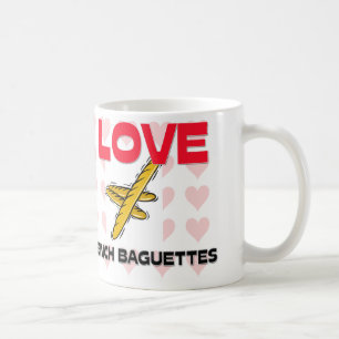 Mug J'aime les baguettes françaises