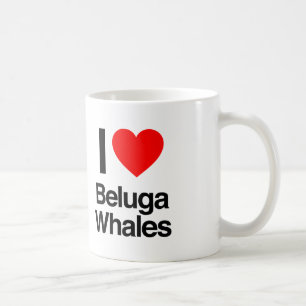 Mug j'aime les bélugas