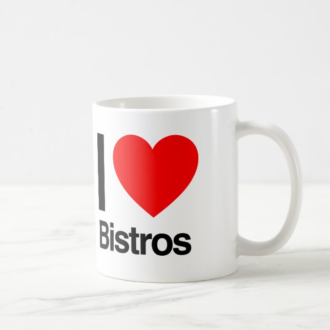 Mug j'aime les bistrots (Droite)
