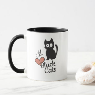 Mug J'aime les chats noirs