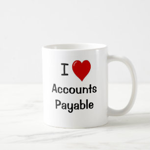 Mug J'aime les comptes payables - double face