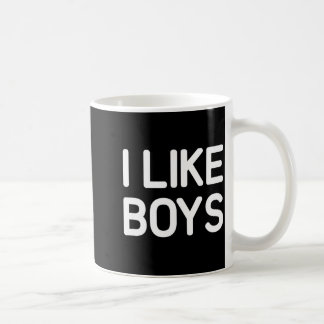 Mug J'aime les garçons blagues drôles sarcastiques 