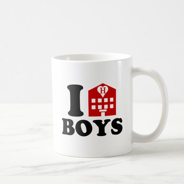Mug J'aime les garçons d'hôtel (Droite)