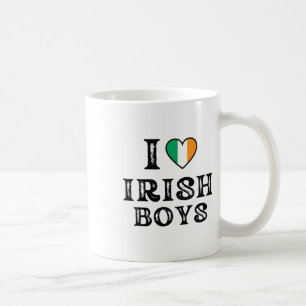 Mug J'aime les garçons irlandais J'aime les garçons ir