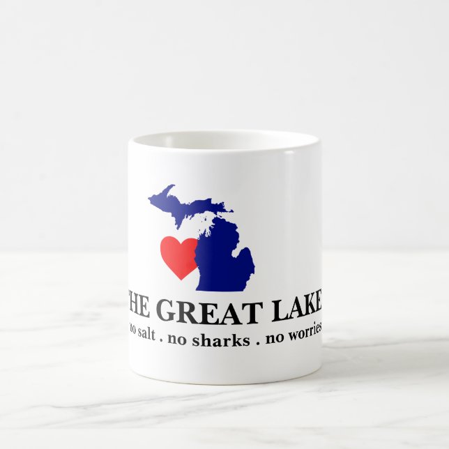 Mug J'aime les Grands Lacs (Centre)