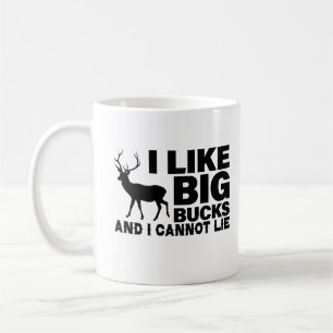 Mug J'aime les gros dollars et je ne peux pas mentir R