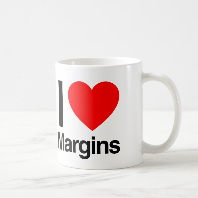 Mug j'aime les marges (Droite)