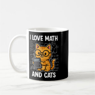 Mug J'aime les maths et les chats