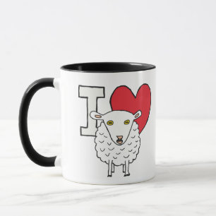Mug J'aime les moutons