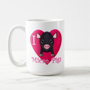 Mug J'aime les porcs micro