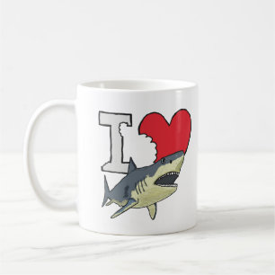 Mug J'aime les requins