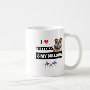 Mug J'Aime Les Tatouages Et Mon Chien De Chien À Chien