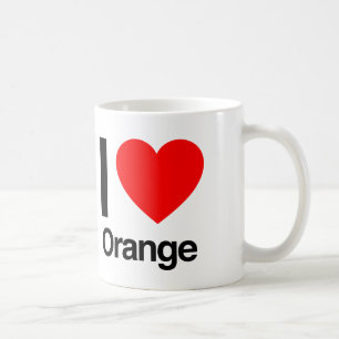 Mug j'aime l'orange