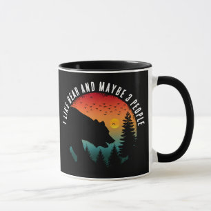 MUG J'AIME L'OURS ET PEUT-ÊTRE 3 PERSONNES