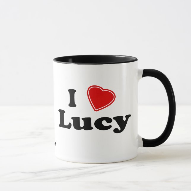 Mug J'aime Lucy (Droite)