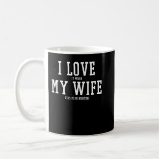 Mug J'aime ma femme Chasse T-shirt Funny