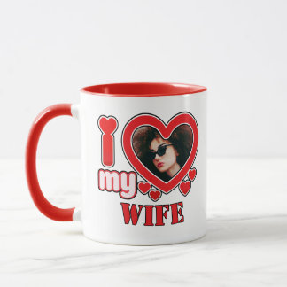 Mug J'Aime Ma Femme Personnalisée