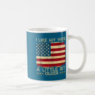 Mug J'aime ma femme un peu plus âgée Citation drôle Fe