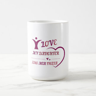 Mug J'AIME MA FILLE - AMO MIA FIGLIA bilingue