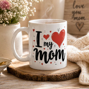 Mug J'aime ma maman chérie enfants 