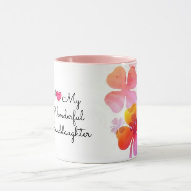 Mug J'Aime Ma Merveilleuse Petite-Fille, (Centre)