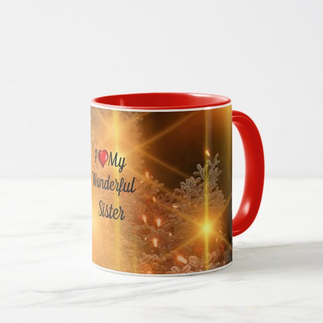 Mug J'aime ma merveilleuse soeur (Devant droit)