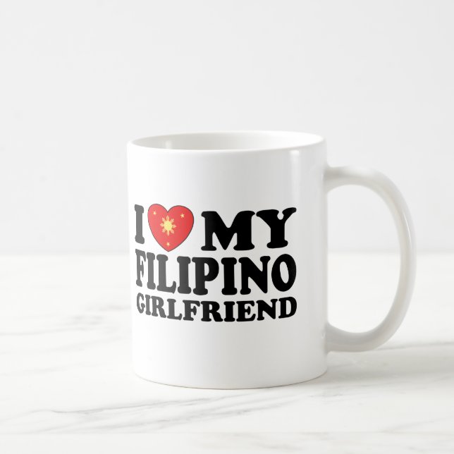 Mug J'aime ma petite amie philippine (Droite)