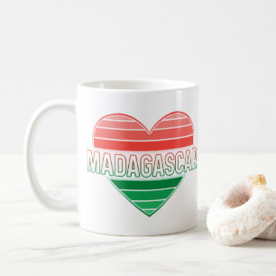 Mug J'aime Madagascar, coeur malgache