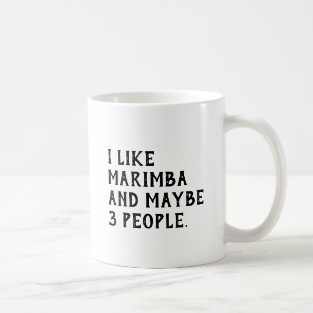 Mug J'Aime Marimba Funny (Droite)