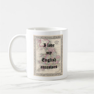 Mug J'Aime Mes Ancêtres Anglais