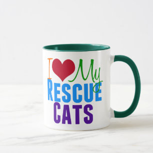 Mug J'aime mes chats Secourus