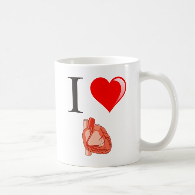 Mug J'aime mes coeurs (Droite)