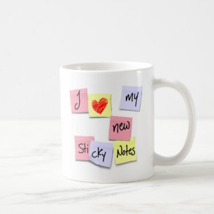 MUG J'AIME MES NOUVELLES NOTES COLLANTES