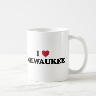 Mug J'aime Milwaukee le Wisconsin