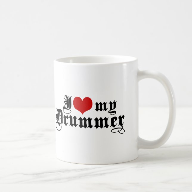 Mug J'Aime Mon Batteur (Droite)