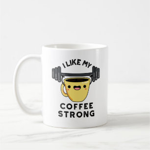 Mug J'Aime Mon Café Fort Drôle Boisson Pun