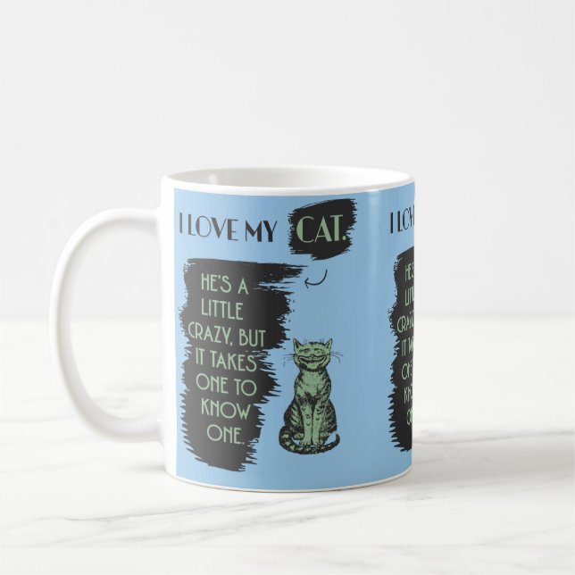 Mug J'Aime Mon Chat (Gauche)