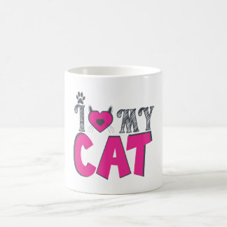 Mug J'aime mon chat – Conception adorable pour amateur