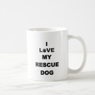 Mug J'aime mon chien de délivrance