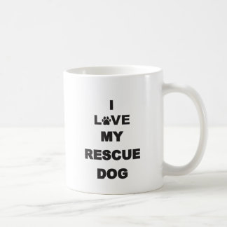Mug J'aime mon chien de délivrance
