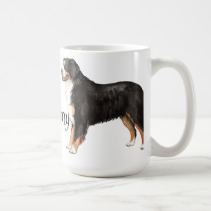 Mug J'aime mon chien de montagne de Bernese
