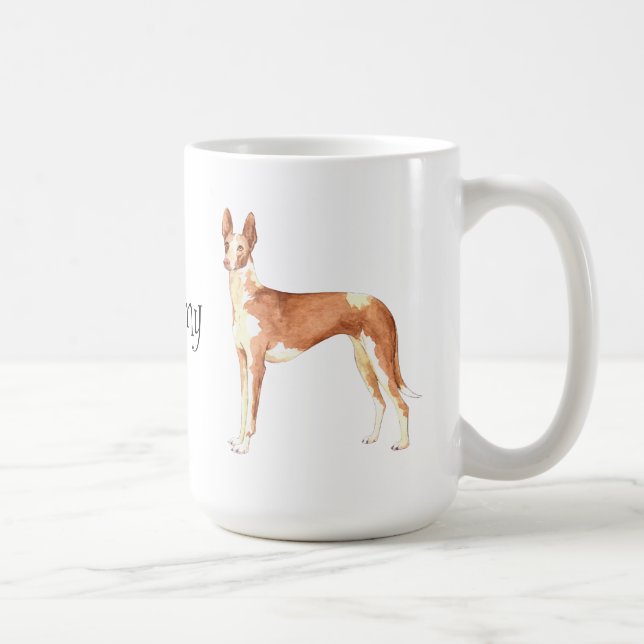 Mug J'aime mon chien d'Ibizan (Droite)