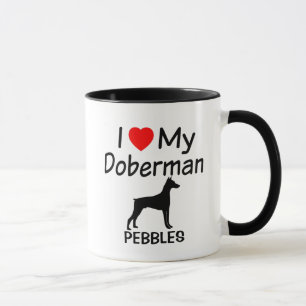 Mug J'Aime Mon Chien Doberman