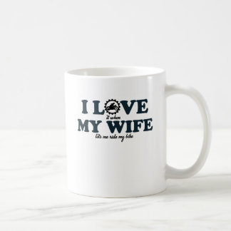 MUG J'AIME MON ÉPOUSE - ME LAISSE MONTER LE VÉLO