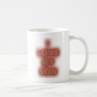 Mug J'aime mon fils (blanc)