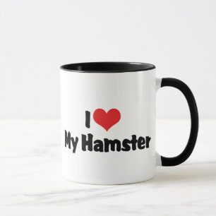 Mug J'Aime Mon Hamster De Tout Mon Cœur