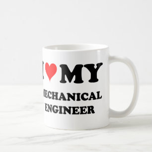 Mug J'aime mon ingénieur mécanicien